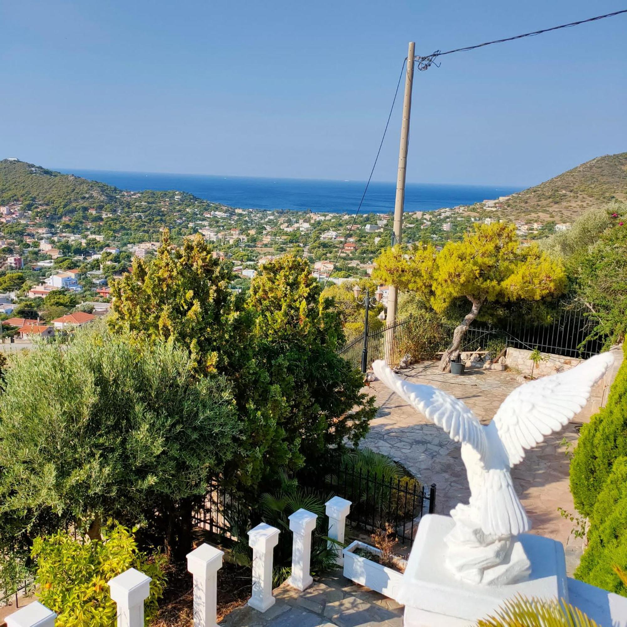 Eagles Nest Villa Athenian Riviera In Aghia Marina Near Lagonisi, Next To The Beach Close To Athens Airport Agia Marina  外观 照片